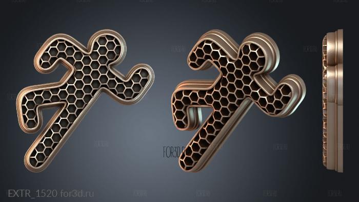 EXTR_1520 stl model for CNC