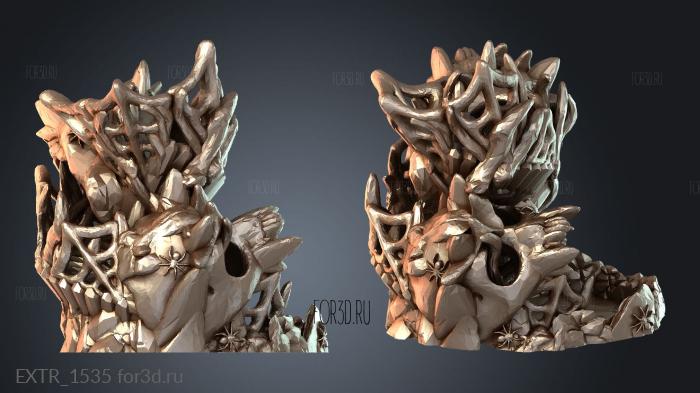 EXTR_1535 stl model for CNC