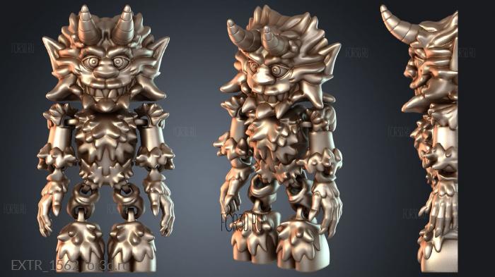 EXTR_1562 stl model for CNC