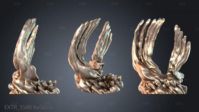 EXTR_1588 stl model for CNC