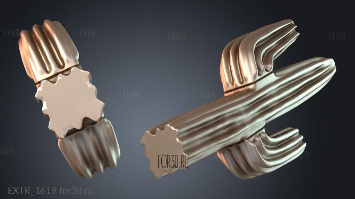 EXTR_1619 stl model for CNC