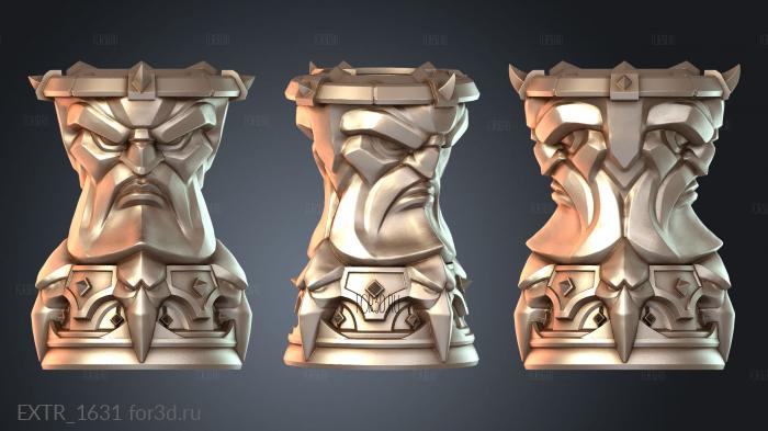 EXTR_1631 stl model for CNC