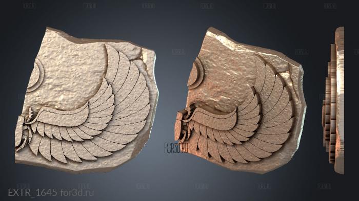 EXTR_1645 stl model for CNC