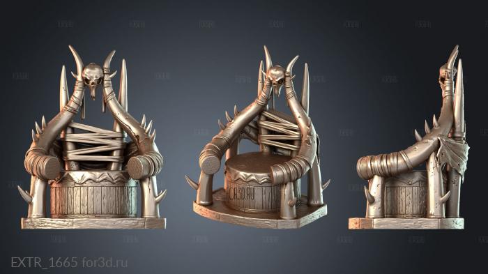 EXTR_1665 stl model for CNC