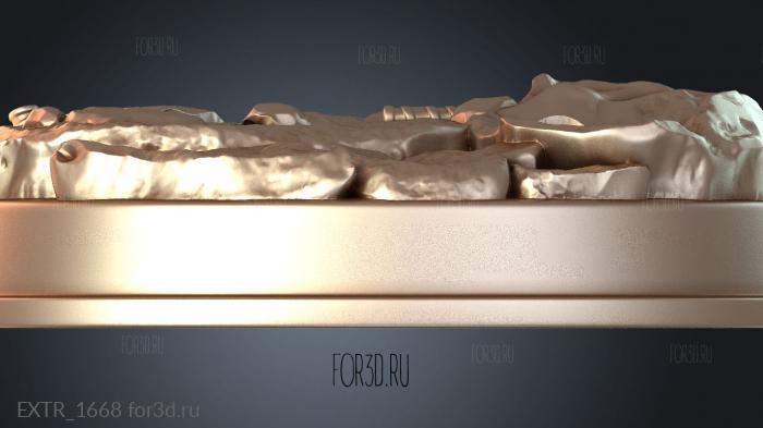 EXTR_1668 stl model for CNC