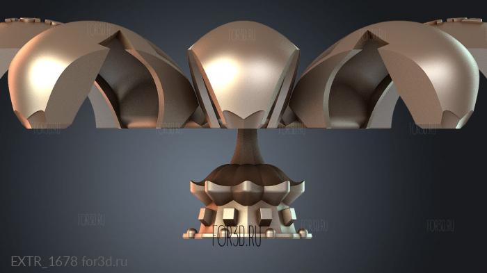 EXTR_1678 stl model for CNC