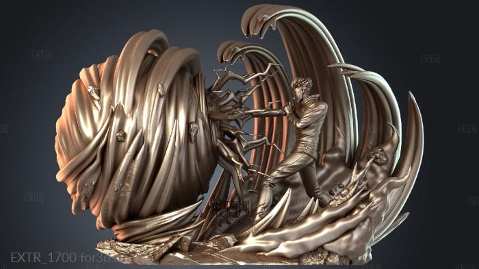 EXTR_1700 stl model for CNC
