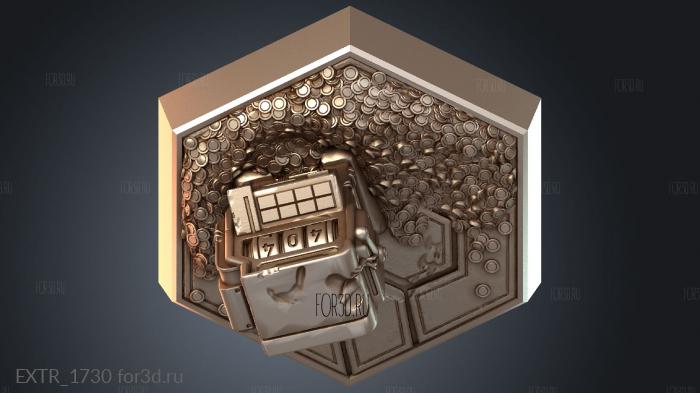 EXTR_1730 stl model for CNC