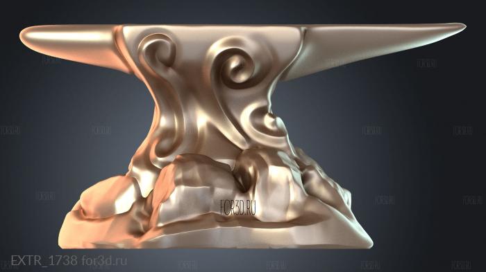 EXTR_1738 stl model for CNC