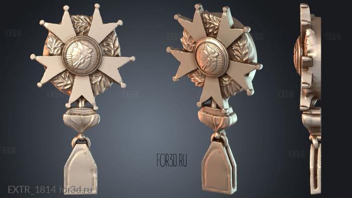 EXTR_1814 stl model for CNC