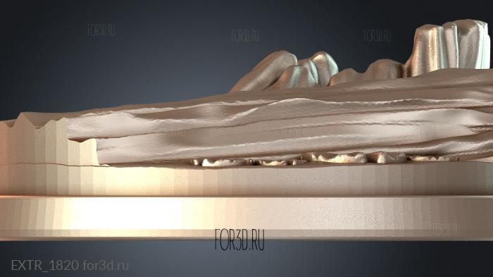 EXTR_1820 stl model for CNC