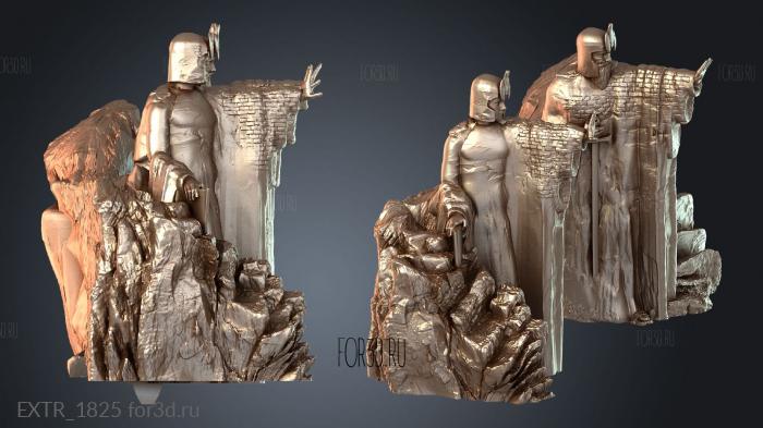 EXTR_1825 stl model for CNC