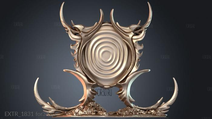 EXTR_1831 stl model for CNC