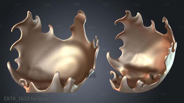 EXTR_1833 stl model for CNC
