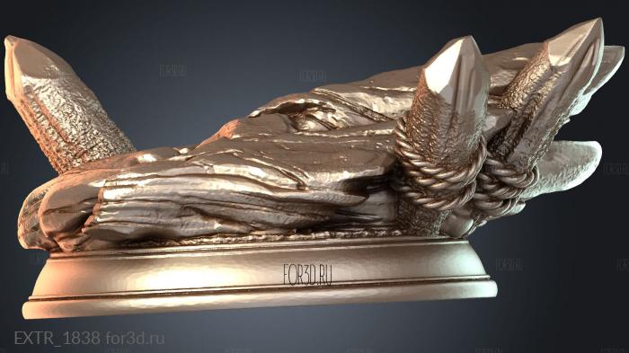 EXTR_1838 stl model for CNC