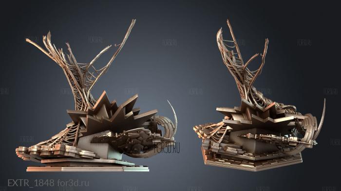 EXTR_1848 stl model for CNC