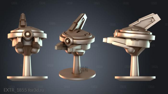 EXTR_1855 stl model for CNC