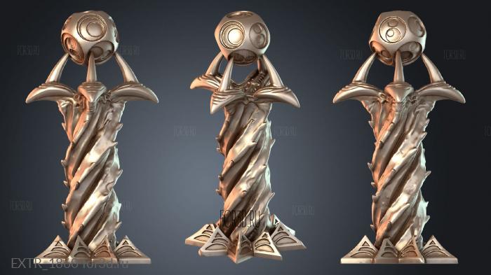 EXTR_1860 stl model for CNC