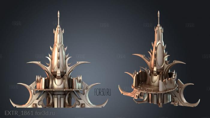 EXTR_1861 stl model for CNC