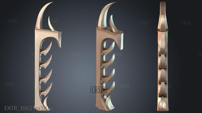 EXTR_1862 stl model for CNC