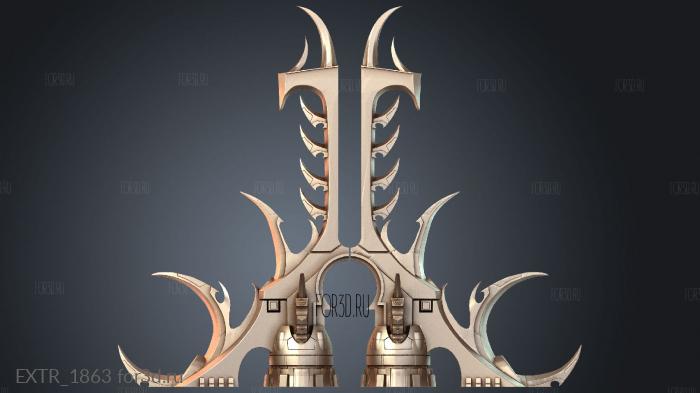 EXTR_1863 stl model for CNC