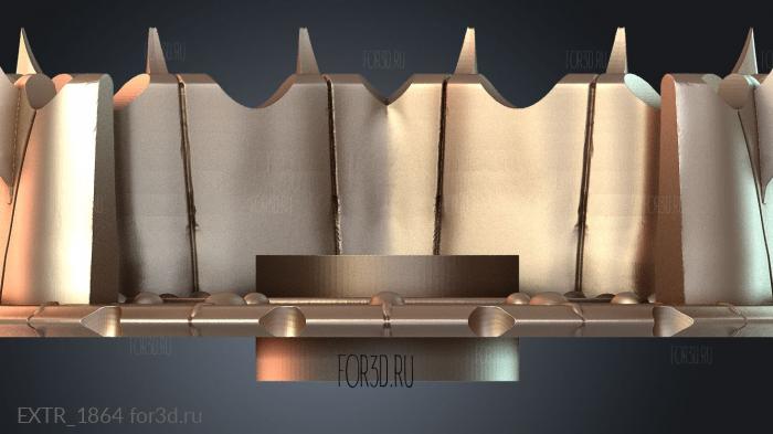 EXTR_1864 stl model for CNC