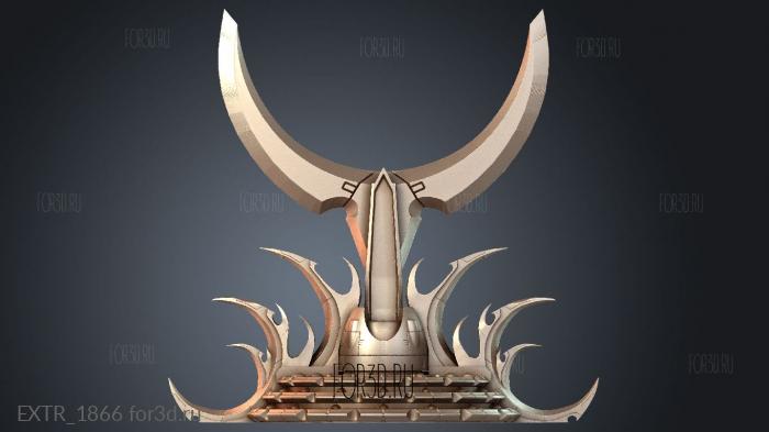 EXTR_1866 stl model for CNC