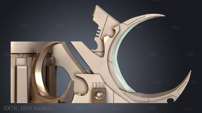 EXTR_1869 stl model for CNC