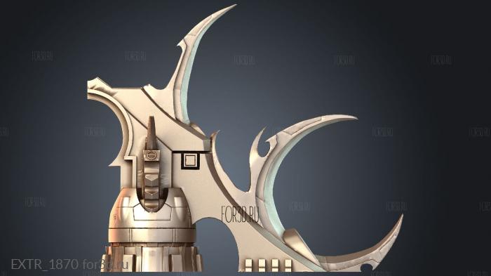 EXTR_1870 stl model for CNC