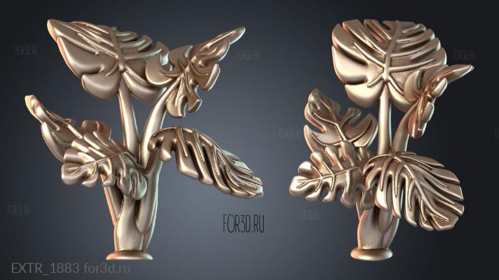 EXTR_1883 stl model for CNC