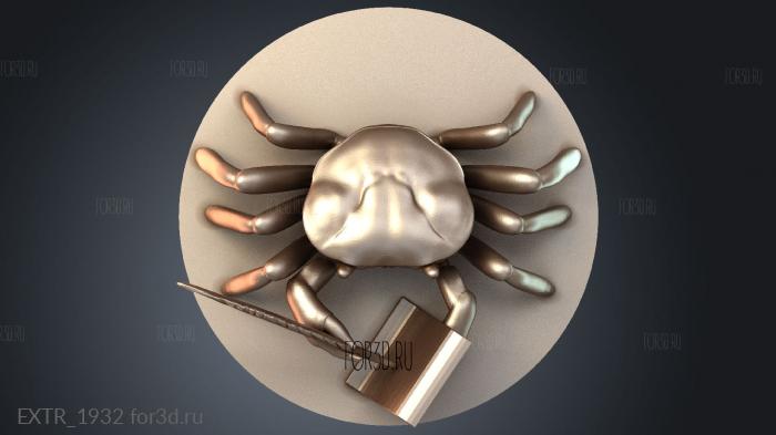 EXTR_1932 stl model for CNC