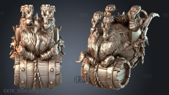 EXTR_2004 stl model for CNC