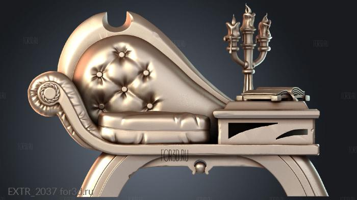 EXTR_2037 stl model for CNC