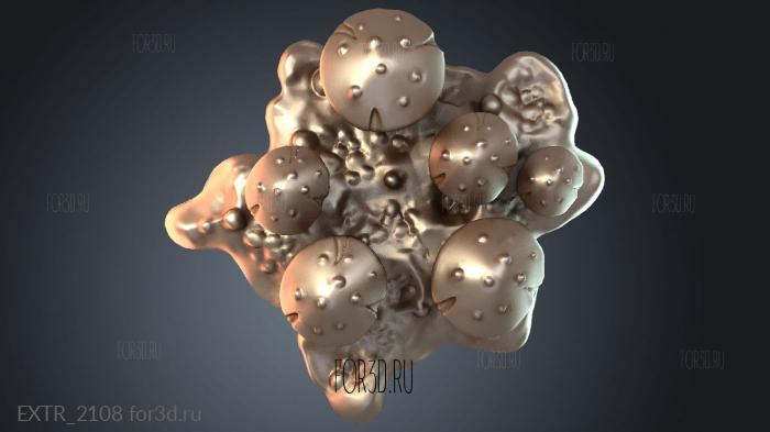 EXTR_2108 stl model for CNC