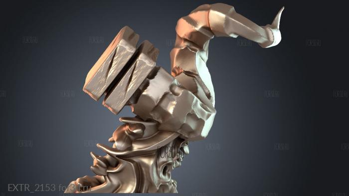 EXTR_2153 stl model for CNC