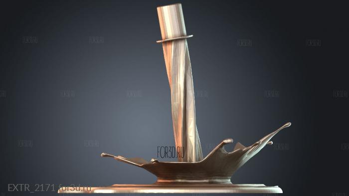 EXTR_2171 stl model for CNC