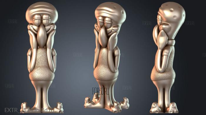 EXTR_2174 stl model for CNC