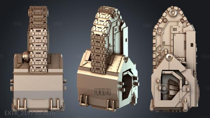 EXTR_2197 stl model for CNC