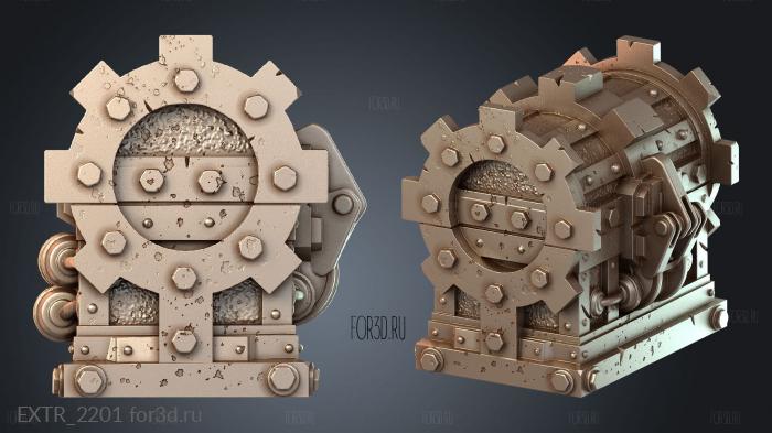 EXTR_2201 stl model for CNC