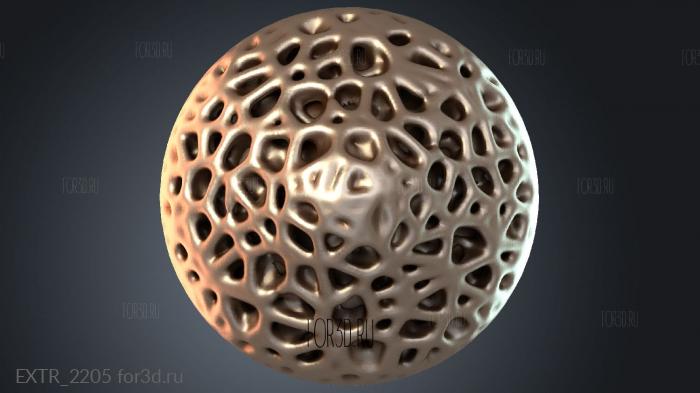 EXTR_2205 stl model for CNC