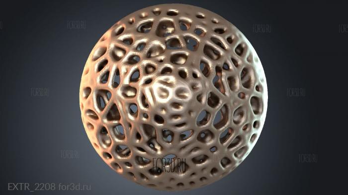 EXTR_2208 stl model for CNC