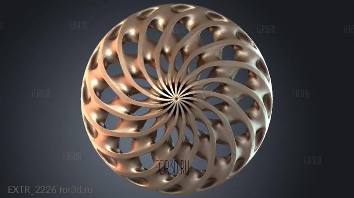 EXTR_2226 stl model for CNC