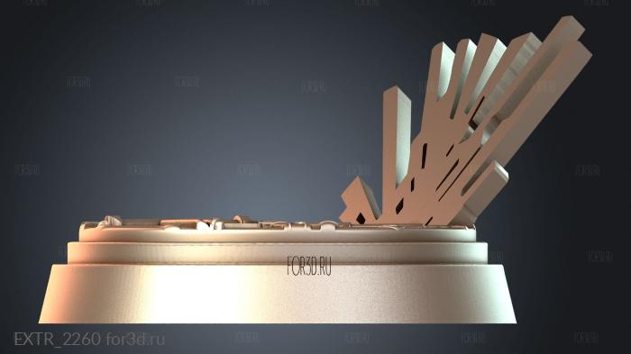 EXTR_2260 stl model for CNC