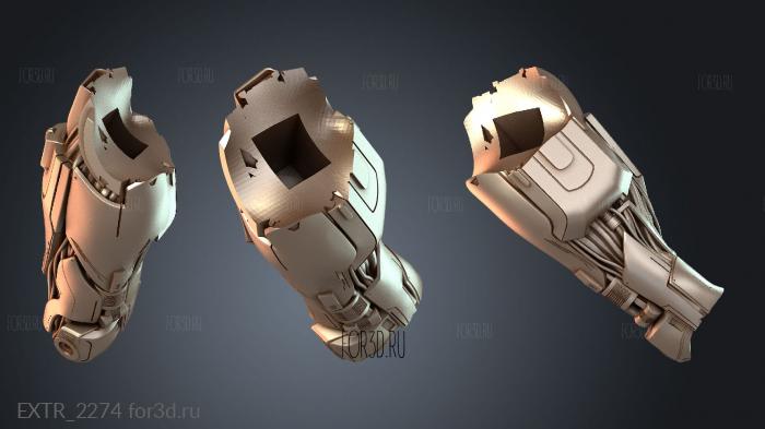 EXTR_2274 stl model for CNC