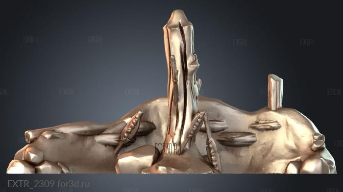 EXTR_2309 stl model for CNC