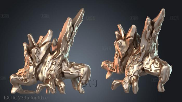 EXTR_2335 stl model for CNC