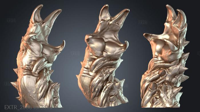 EXTR_2360 stl model for CNC