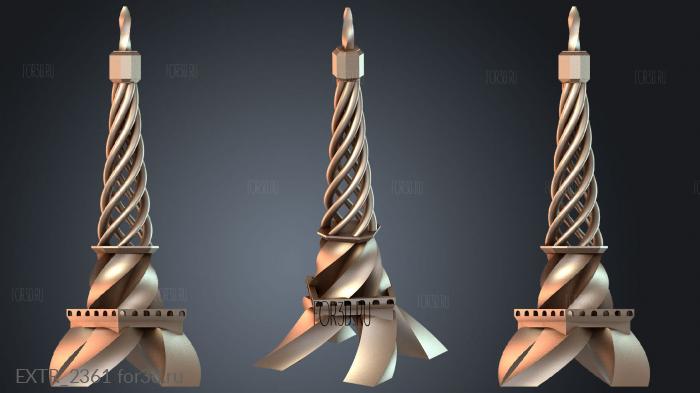 EXTR_2361 stl model for CNC