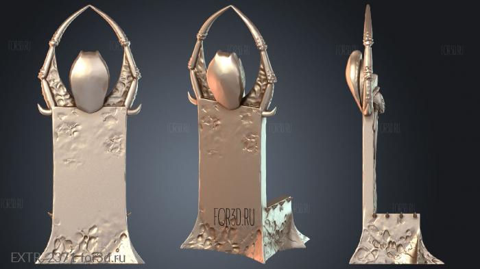 EXTR_2371 stl model for CNC