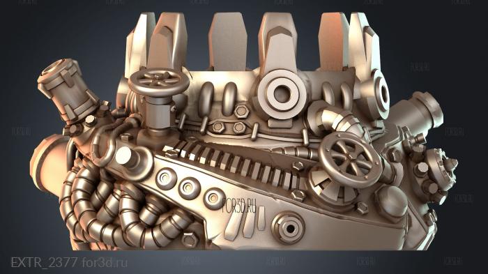 EXTR_2377 stl model for CNC